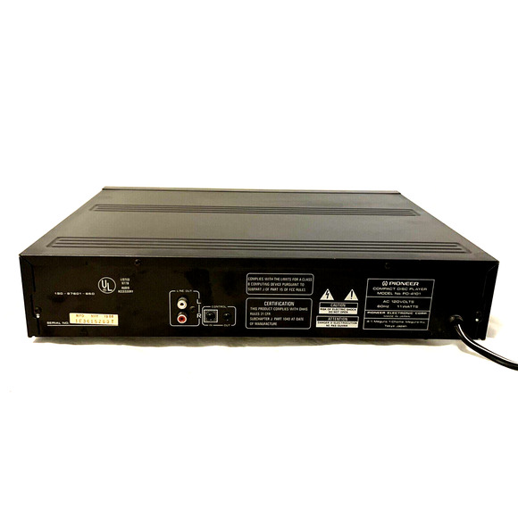 Pioneer Model Pd-4101 Compact Disc Player Parts Only - Picture 8 of 12